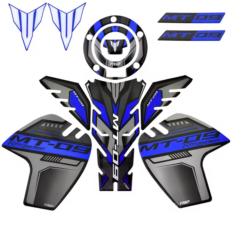 Yamaha MTO9 Tank Pads and Grips
